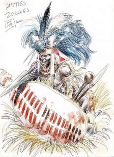 Ramaïoli - Lot 192 - Zoulouland, Comme un vol d’hirondelles en édition originale, agrémenté d’une dédicace. Proche de l’état neuf.