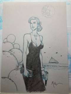 Malfin, Nicolas - 1 Original drawing - Golden City - Amber - 2023 | Catawiki