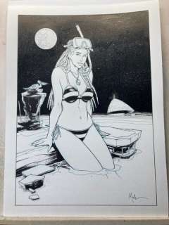 Malfin, Nicolas - 1 Original drawing - Golden City - Mifa - 2023 | Catawiki