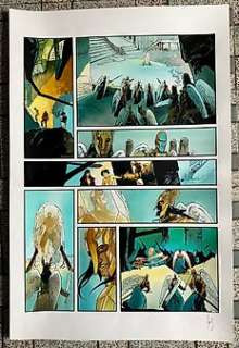 Reculé, Henri - 1 Original colour page - Les Immortels T4 - Le Second Cavalier - 2004 | Catawiki