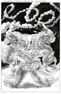 Continue shopping - GREEN GOBLIN #1 ALAN QUAH ORIGINAL COVER ART
