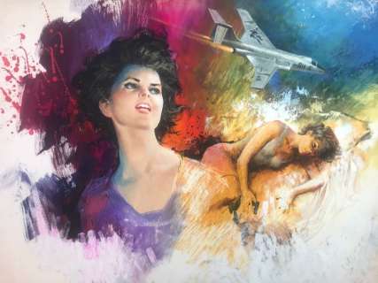 Carlo Jacono - 1 Original colour drawing - Tempesta di Primavera - 1967 | Catawiki