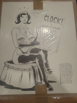 Clock! #2 Original Pin Up Page 1 Interior | eBay US (Buy It Now)