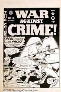 Boxing! Johnny Craig - Original Cover Art for War Against Crime #9 (EC, 1949). From the late, great Johnny - | Heritage