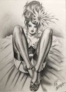 Nik Guerra - 1 Original drawing - Il Giallo del fumetto Nero - “Magenta / Bedtime heat” - 2024 | Catawiki