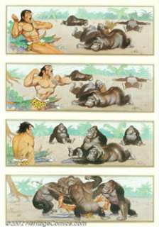 Frank Frazetta - Original Art for the Back Cover of Mad Magazine (EC, circa 1970). Most of us know Frazetta as the -