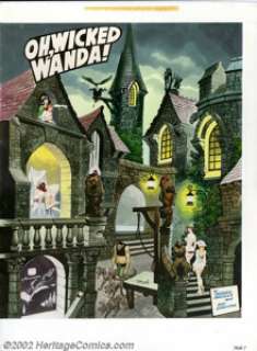 Ron Embleton - Original Splash Page Art for "Oh, Wicked Wanda" (Penthouse, undated). A beautiful splash -