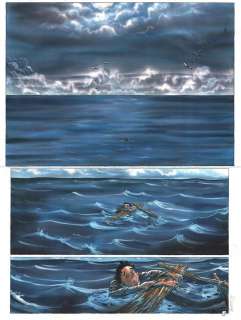 Planche originale 1 de La Forêt tome 3 A Vida y a muerte par Tiburce OGER