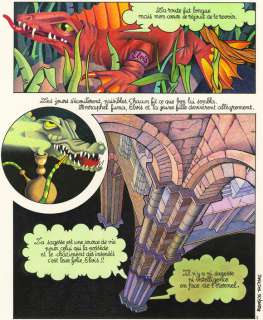 François Thomas | Croco Dream - le départ dÂ’Elvis - Planche 2 | De l’art sur la planche