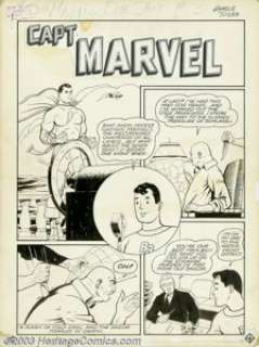 George Tuska - Original Art for Captain Marvel Adventures #2, Complete 12-page Story (Pirate Adventure) - | Heritage