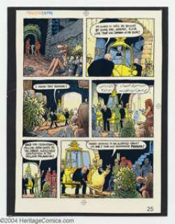 Gilbert Shelton and Paul Mavrides - Original Production Art for The Idiots Abroad (Rip Off Press, 1989). This is a -