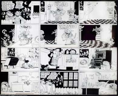 Cliff Sterrett - Polly and Her Pals Sunday Comic Strip Original Art 9-11-32 (King Features Syndicate, 1932). Maw’s - | Heritage