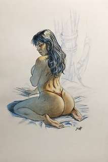 Jula, Andrea - 1 Original colour drawing - Druuna | Catawiki