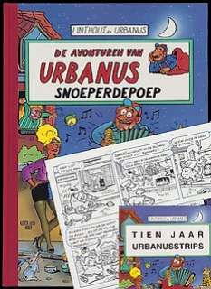 Linthout, Willy - 1 Page originale + album de luxe + invitation - Urbanus 61 - Snoeperdepoep - 1993 | Catawiki
