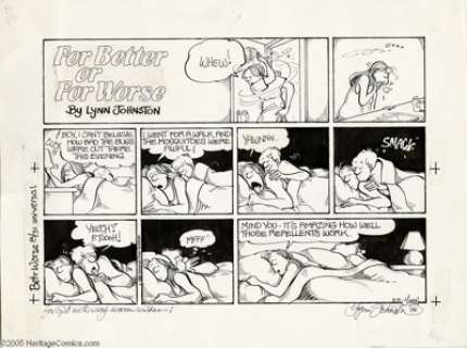 Lynn Johnston - For Better or For Worse Sunday Comic Strip, dated 8-31-86 (Universal Press Syndicate, 1986). -
