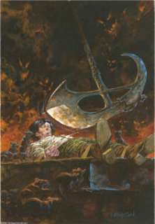 Bernie Wrightson - Unpublished "Pit and The Pendulum" Edgar Allan Poe Portfolio Painting Original Art - | Heritage