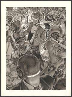 Roberto Ricci - Couverture originale accompagnée de ses trois illustrations originales complémentaires - Que la Lumière soit... - Urban