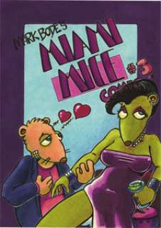 Mark Bodé - Miami Mice #3 Cover Original Art (Rip Off Press, 1986). "Miami Vice" was a hugely -