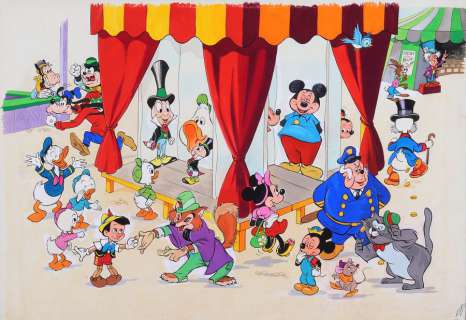 Walt Disney | Mickey, illustration Ã  l’encre de chine et Ã  la… | Millon