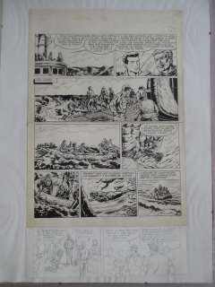 ATTANASIO Dino (né en 1925) Bob Morane Planche 53 de l’album «… | misc / divers