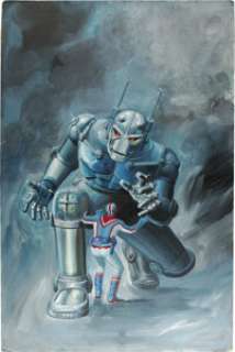 Gray Morrow - Perry Rhodan #89 "Power‘s Price" Paperback Cover Original Art (Ace, 1976).  Gray Morrow‘s -