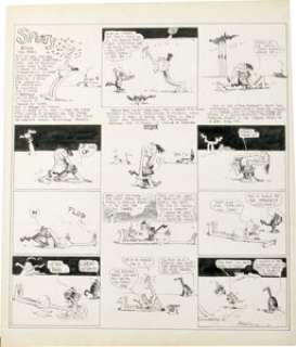 George Herriman - Krazy Kat Sunday Comic Strip Original Art, dated 6-20-20 (King Features Syndicate, 1920). - | Heritage