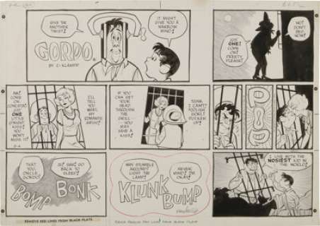 Gus Arriola - Gordo Sunday Comic Strip, dated 9-4-60 (United Feature Syndicate, 1960). Lovely Conchita is the -