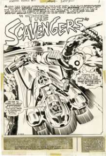 Jack Kirby and Mike Royer - The Forever People #10, Complete 22-page Story "The Scavengers" Original -