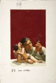 George Gross - Nick Carter Paperback Cover Original Art (undated). Nick Carter is a long running series, -