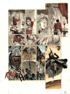 - - Planche originale 21 du Tome 1 GALKIDDEK de Paolo GRELLA