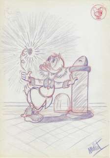 Millet - 1 Pencil drawing - Uncle Scrooge - mi amuleto - 2024 | Catawiki