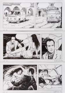 Milo Manara | Gli occhi di Pandora | Page 12, strips 34, 35, 36 | Art-Rite