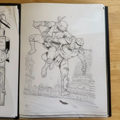 Ben Bishop | TMNT BATTLE NEXUS #2 - THE COVER! - (ORIGINAL ART) | Ben Bishop