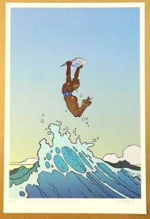 Moebius - 1 Offset Print - Bulles d’Ecume - La Vague | Catawiki