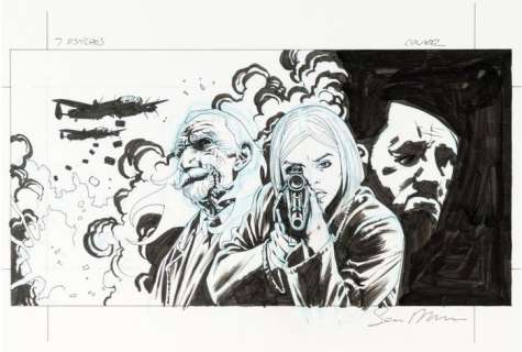 Sean Philips - 1 Original cover - Seven Psychopaths | Catawiki