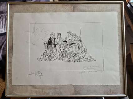 Hermann / Chupin, Jacques - 1 Gravure - Les Personnages de Hermann - 2010 | Catawiki