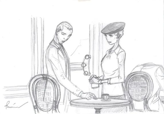 Lot 5 - Cyrille Bonin (1969) La belle image Case de l’album "La belle… | misc / divers