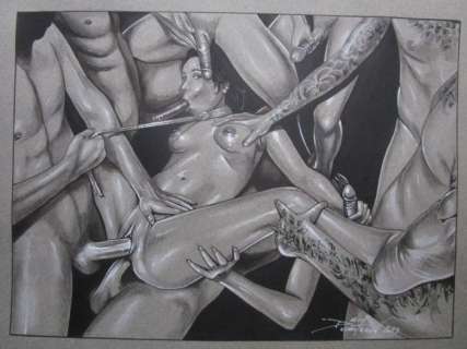 Ducarteron, David - 1 Original drawing - Luxuria | Catawiki