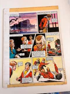 Lawrence, Don - 1 Original colour page - Trigië - Het Geheim van de Abandon Burcht - 1973 | Catawiki