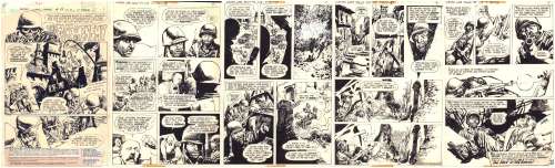 Leo Duranona - Weird War Tales #49 Complete Five Page Story - ‘The Face of the Enemy‘ - 1976