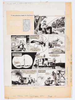 Doctor Who/The Metal Eaters original artwork for TV Comic No 1409 (Dec… | Comic Book Auctions ltd