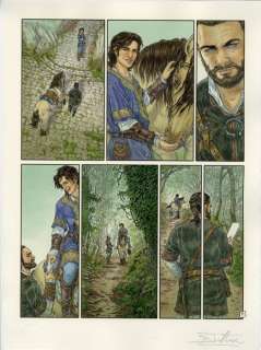 Tillier, Béatrice - 1 Original colour page - Complainte des Landes perdues T9 - Tête noire - 2015 | Catawiki