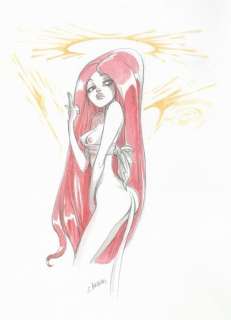 Lot 305 - Barbucci. Dessin original non nominatif Sky-Doll