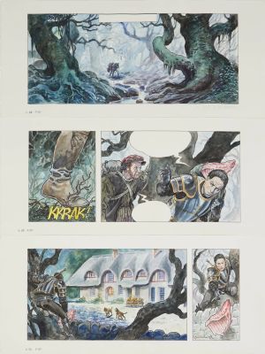 Lot 121 - Milo Manara (né en 1945) Borgia, Les Flammes du bûcher, Tome 3,… | Fauve Paris