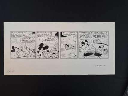 Scarpa, Romano - 1 Original page - Topolino e l’Enigma di Brigaboom - 1990 | Catawiki