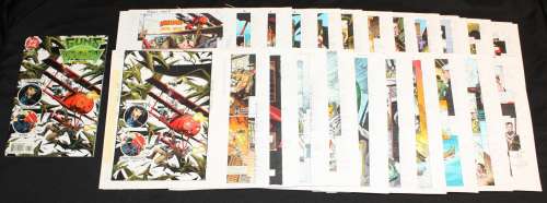 John Kalisz, Tim Truman | Guns of the Dragon #2 Cover & Complete 24 Page Story of Color Guide Art - 1998 | Anthony’s Comic Book Art