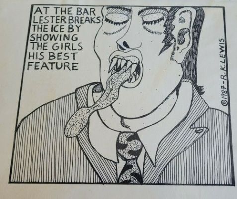 UNDERGROUND ARTIST PUBLISHED 1987 ORIGINAL ARTWORK BY LEWIS SCARCE SIGNED | eBay US (Buy It Now)