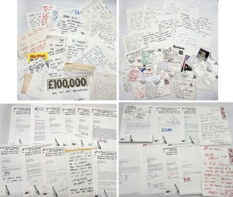 Lot 142 - A large collection of personal correspondence between Bob Godfrey and his design agent Rik De | misc / divers