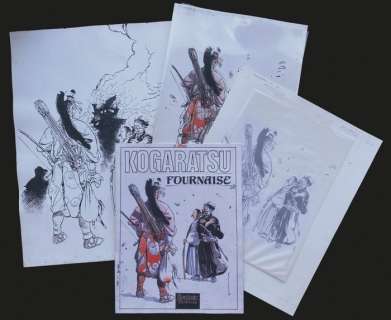 Michetz, Marc - 1 Couverture originale + mise en couleur originale + maquette - Kogaratsu T11 - Fournaise - 2008