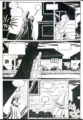 Borja González | The black holes / A gift for a ghost p.66 | The Comic Art Agency